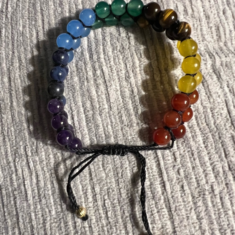Genuine multi stone bracelet. New!